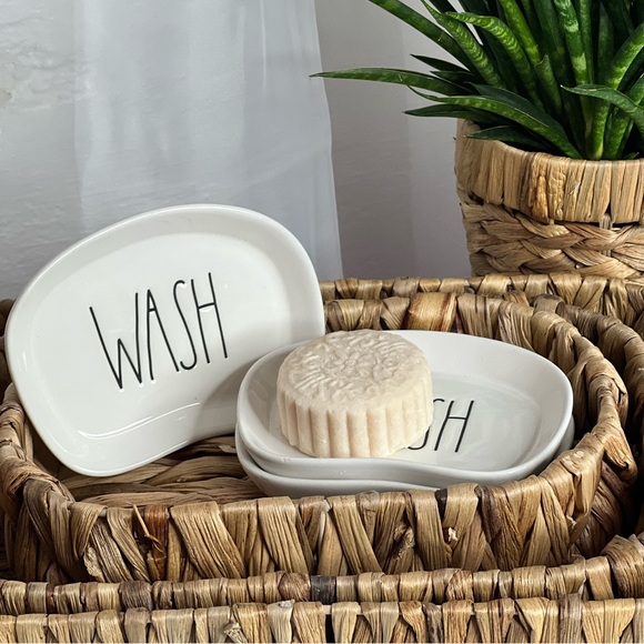 Rae Dunn Other - 💟 Rae Dunn | WASH | White Ceramic Soap Dish